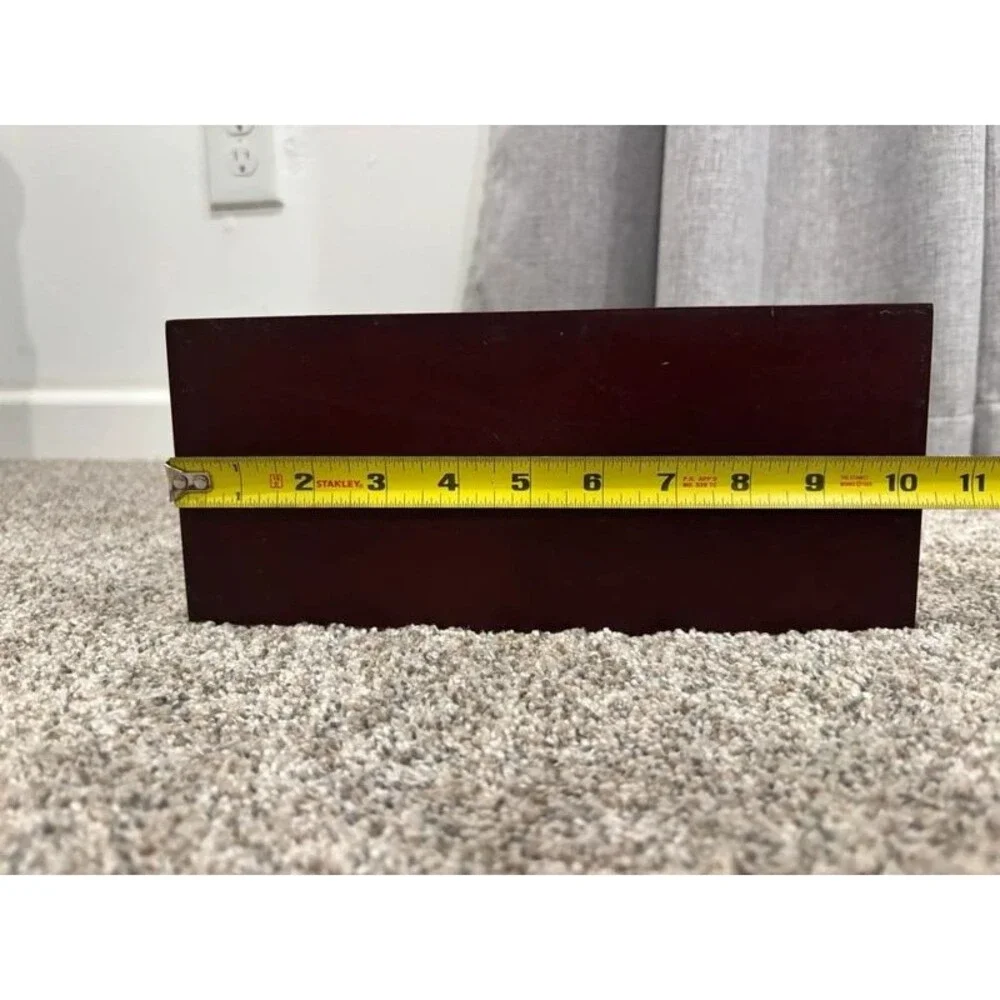 Wooden Wall Mounted Glass Display Cabinet Case for Collectables, Trinket Display